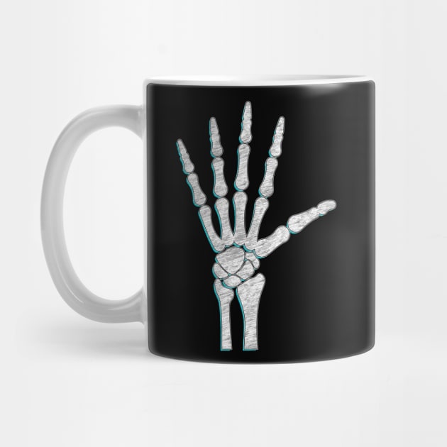 Skeleton Hand by DimDesArt